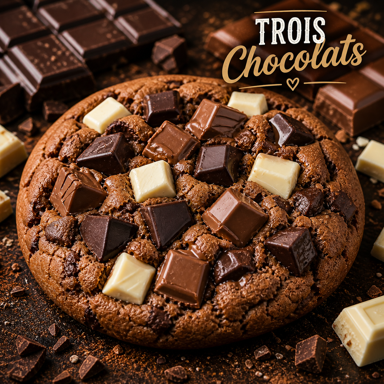COOKIE TROIS CHOCOLATS