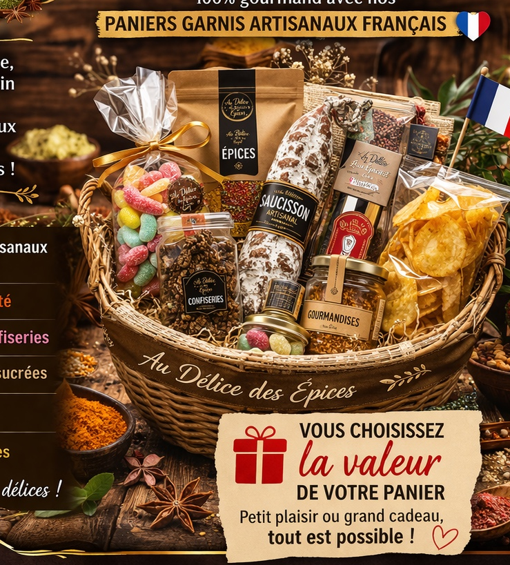 PANIER GOURMANDISES VALEUR 30€