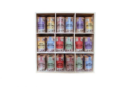 Boîtes cartonnées cylindriques avec bouchon de liège