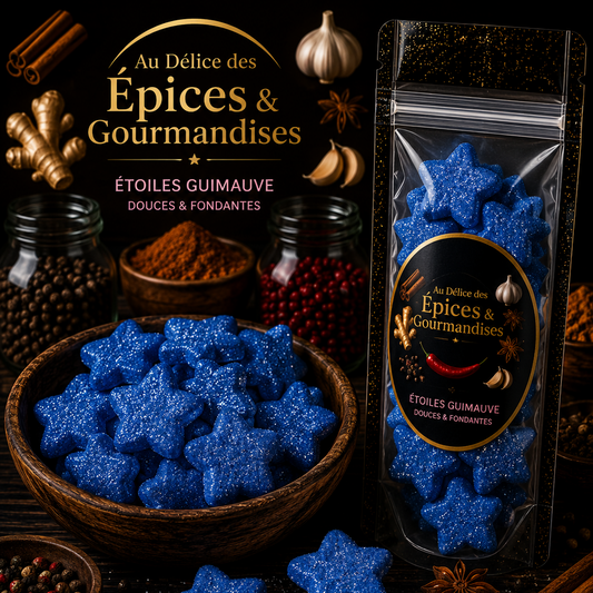 MARSHMALLOW ÉTOILE BLEU 100G