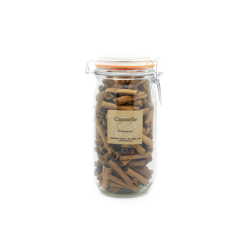 Cannelle entière 5 cm en bocal