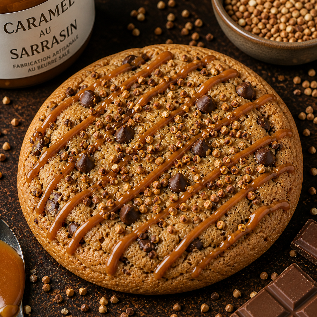 COOKIE CARAMEL BEURRE SALÉ / SARRASIN