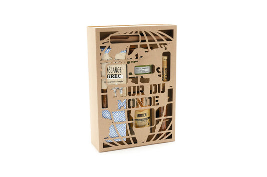 COFFRET KRAFT TOUR DU MONDE