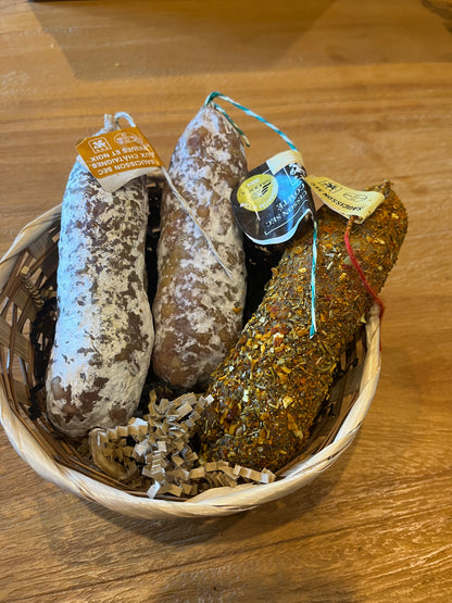 PANIER 3 SAUCISSONS AU CHOIX
