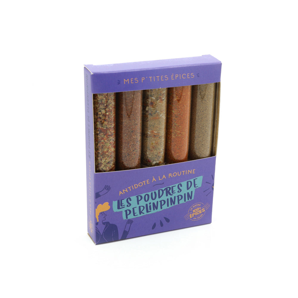 Mes p'tites épices en tubes LES POUDRES DE PERLINPINPIN