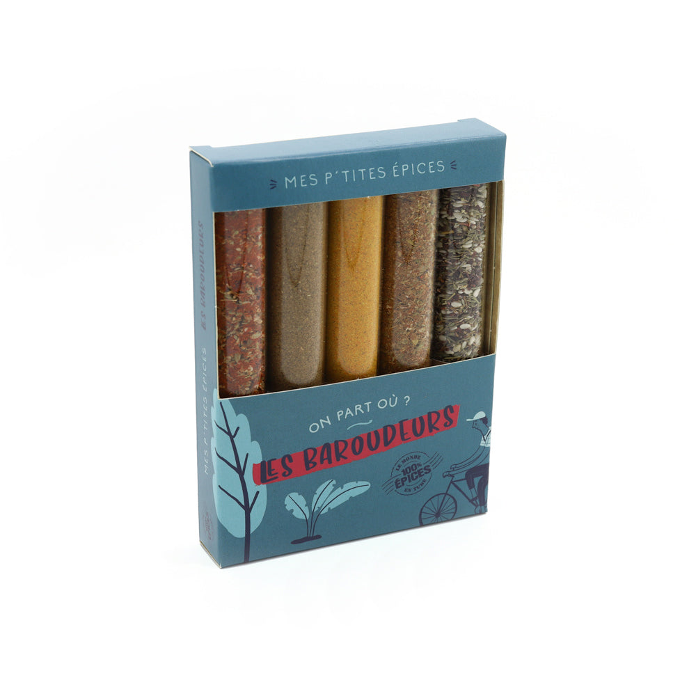 Mes p'tites épices en tubes LES BAROUDEURS