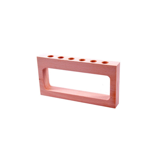 SUPPORT EN BOIS - 6 tubes à épices classique