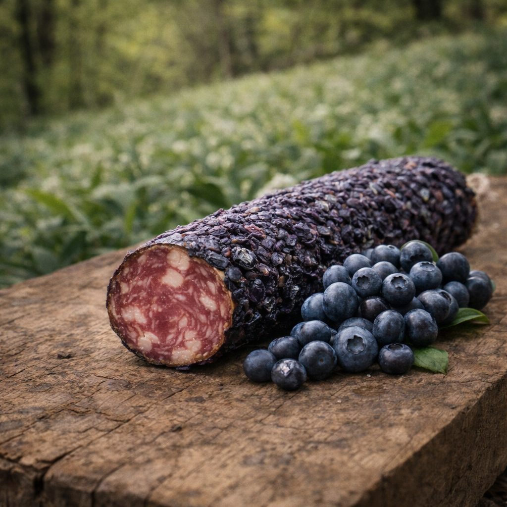 SAUCISSON SEC ARTISANAL MYRTILLE 200G  (EN COURS DE REAPPROVISIONNEMENT)